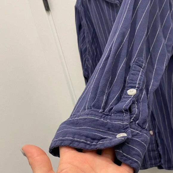 Aerie Navy Striped Top - Picture 4 of 8